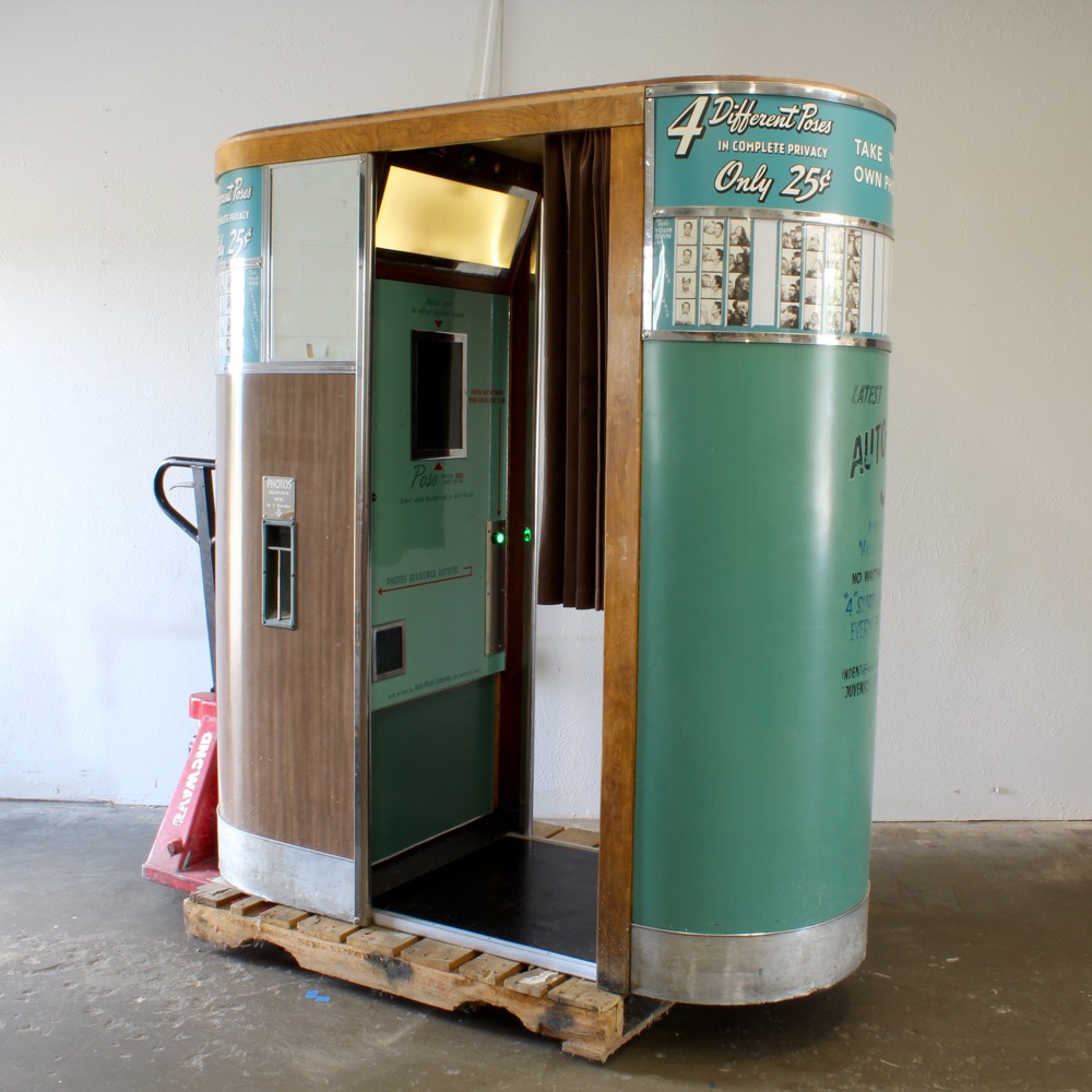 What are the reasons for using the photo booth machines?