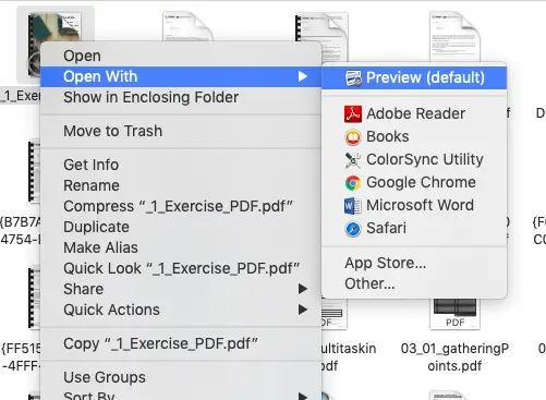 mac compress folder excluding files